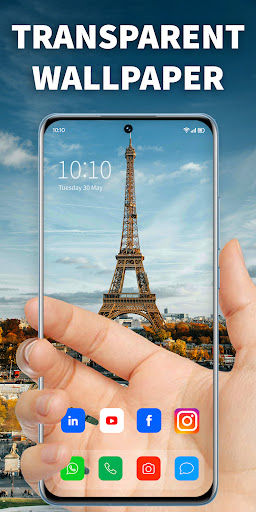 Transparent Wallpaper Live ekran görüntüsü