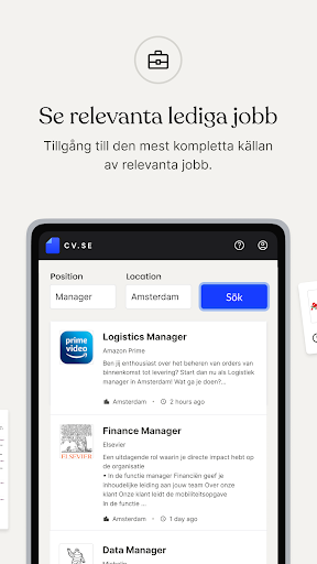 CV.se: Online CV maker ekran görüntüsü