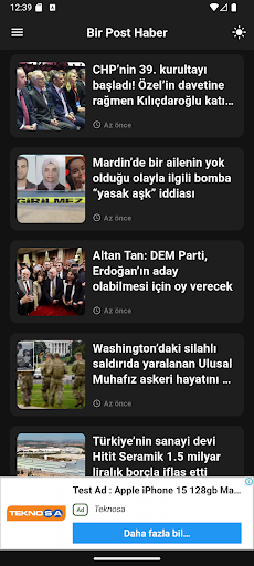 Bir Post Haber - Son Dakika ekran görüntüsü