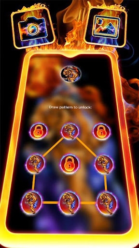 Fractal Tiger Launcher Theme ekran görüntüsü