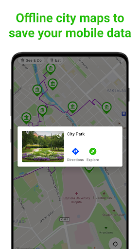 Uppsala Tour Guide:SmartGuide ekran görüntüsü