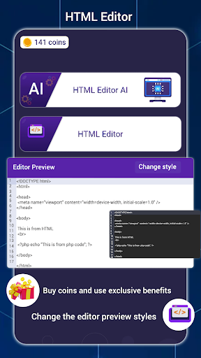 HTML Editor ekran görüntüsü