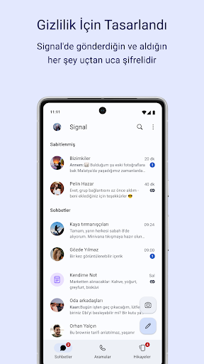 Signal - Gizli Mesajlaşma ekran görüntüsü
