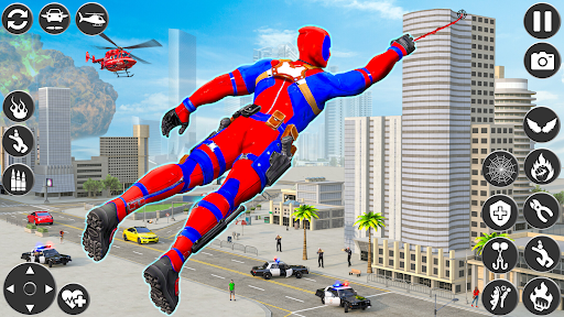 Spider Rope Hero Rescue 3D ekran görüntüsü
