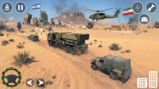 Army Truck Game Simulator 3D ekran görüntüsü