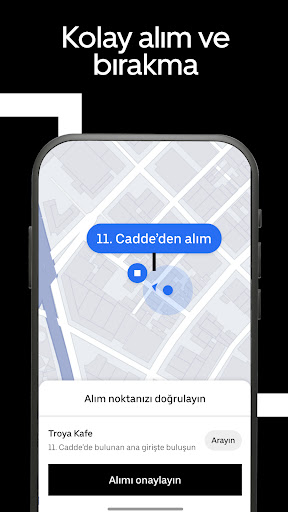 Uber - Kolay taksi yolculuğu ekran görüntüsü
