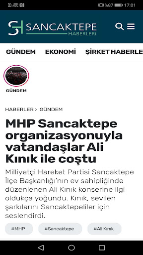 Sancaktepe Haberleri ekran görüntüsü