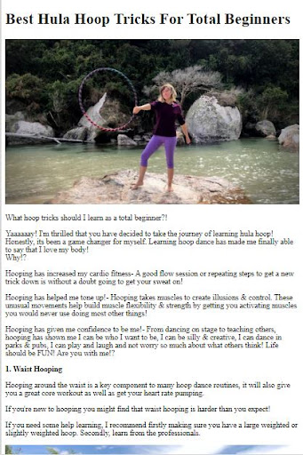How to Do Hula Hooping Tricks ekran görüntüsü
