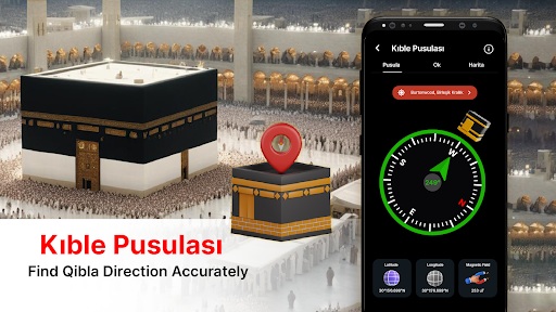 Pusula Uygulaması: Pusula Yönü ekran görüntüsü