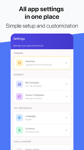 Invoice App & Receipt Maker ekran görüntüsü