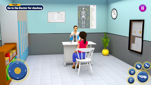 Twins Mother Simulator Game 3D ekran görüntüsü