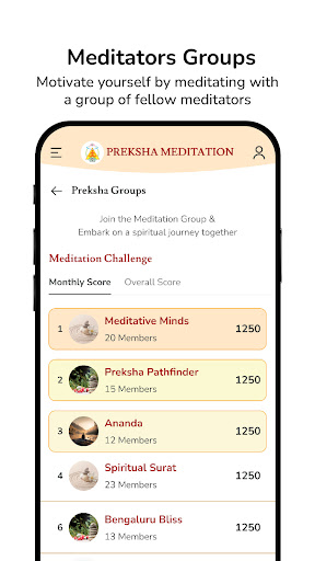 Preksha Meditation ekran görüntüsü