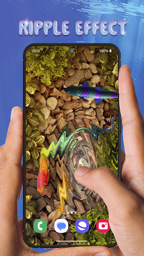 3D Fish Tank Live Wallpaper ekran görüntüsü