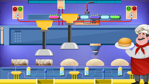 Burger bun shop Burger cooking ekran görüntüsü