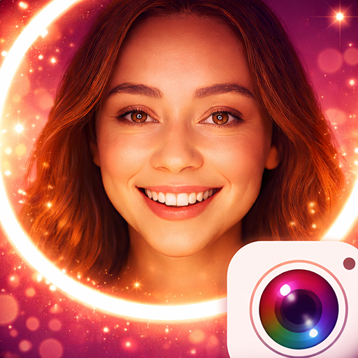 Selfie screen light glow cam