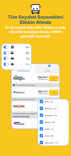 CheckMyBus: Otobüs bileti bul! ekran görüntüsü