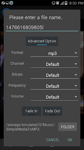Convert video or audio to mp3 ekran görüntüsü