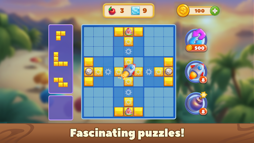 Block Puzzle Tropical Story ekran görüntüsü
