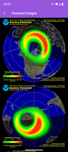 My Aurora Forecast Pro ekran görüntüsü