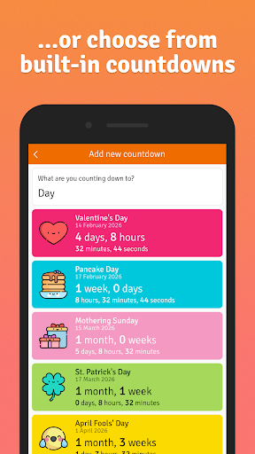 Countdown to Anything ekran görüntüsü