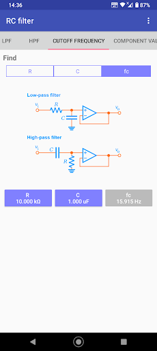 Operational amplifier tools ekran görüntüsü