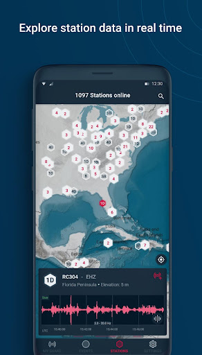 ShakeNet Earthquake Monitoring ekran görüntüsü