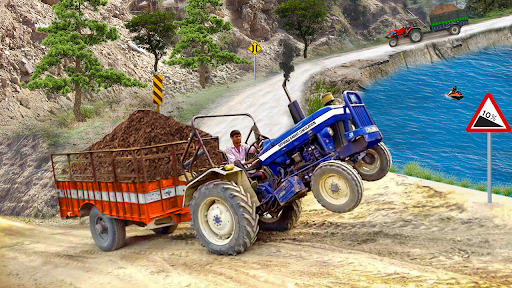 Farming Tractor Trolley Game ekran görüntüsü