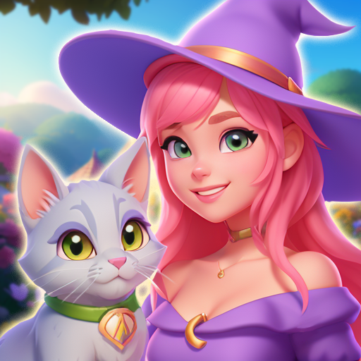 Witch Tile Match: magic puzzle