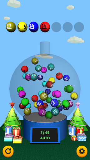 Lotto number generator machine ekran görüntüsü