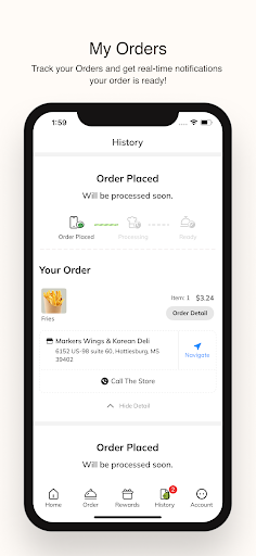 Markers Wings & Korean Deli ekran görüntüsü