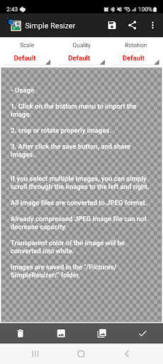 Reducing Image File Size ekran görüntüsü