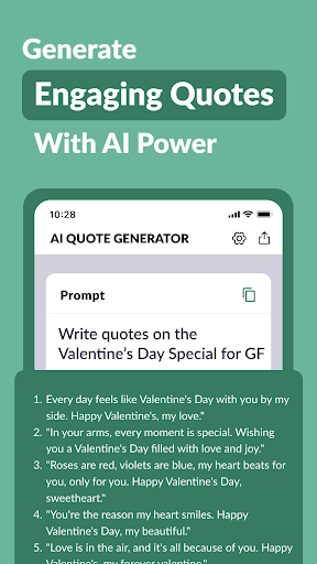 AI Quotes Generator, Writer ekran görüntüsü