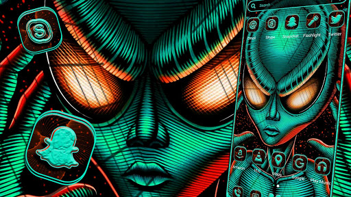 Alien Theme Launcher ekran görüntüsü