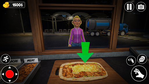 Scary Food Shop Simulator ekran görüntüsü
