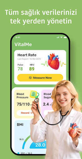 VitalMe: Tansiyon&Nabız Takibi ekran görüntüsü