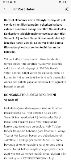 Bir Post Haber - Son Dakika ekran görüntüsü