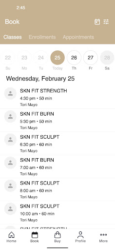 SKN FIT ekran görüntüsü