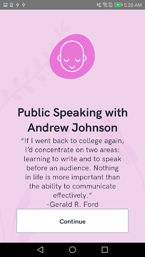 Public Speaking with Andrew Jo ekran görüntüsü