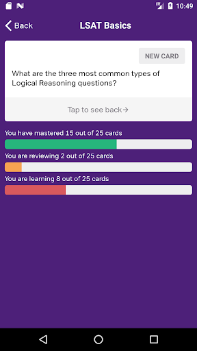 LSAT Prep, LSAT Flashcards ekran görüntüsü