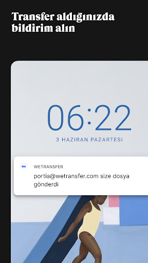 WeTransfer : Dosya Aktarımı ekran görüntüsü