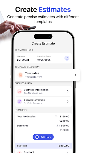 Invoice Maker & Estimate App ekran görüntüsü