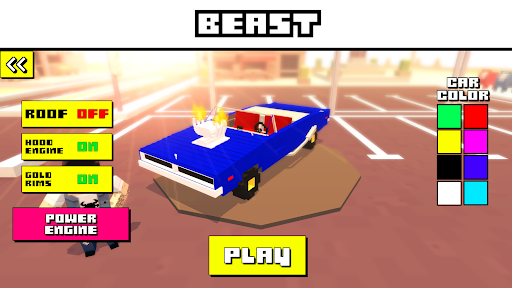 Blocky Car Racer - yarış oyunu ekran görüntüsü