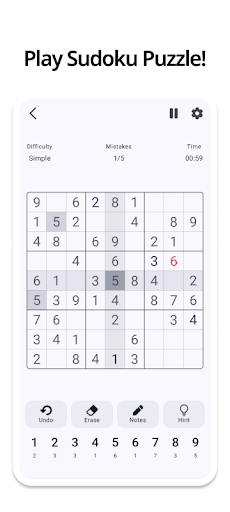 Sudoku - Brain Puzzle Game ekran görüntüsü