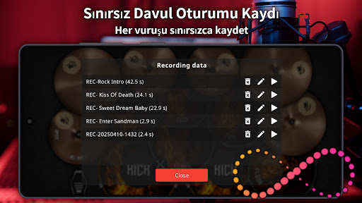 Drum King: Elektronik Davul ekran görüntüsü