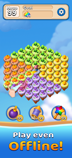 Sky Dash: Flick & Blast ekran görüntüsü