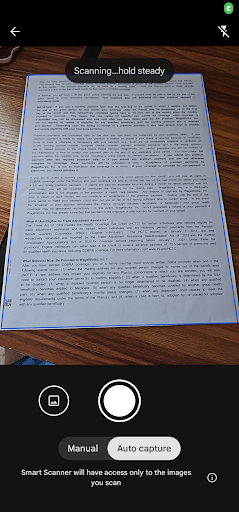 Smart scanner ekran görüntüsü