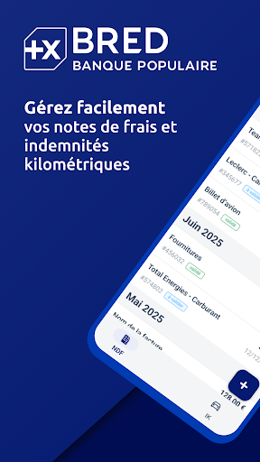 Notes de frais BRED ekran görüntüsü