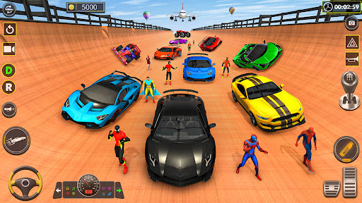 Superhero Game: Ramp Car Stunt ekran görüntüsü