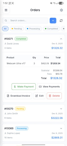 Invoyes - Sales Management App ekran görüntüsü