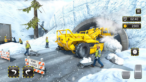 Snow Excavator Crane Simulator ekran görüntüsü